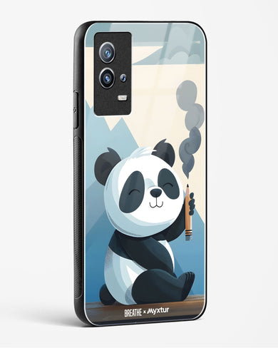 Pencil Panda Pal [BREATHE] Glass Case Phone Cover (Vivo)