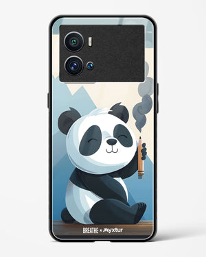 Pencil Panda Pal [BREATHE] Glass Case Phone Cover (Vivo)