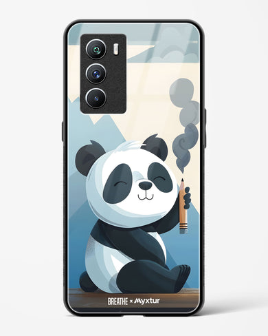 Pencil Panda Pal [BREATHE] Glass Case Phone Cover (Vivo)