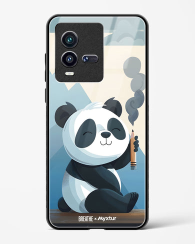 Pencil Panda Pal [BREATHE] Glass Case Phone Cover (Vivo)