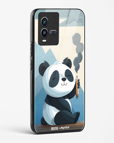 Pencil Panda Pal [BREATHE] Glass Case Phone Cover (Vivo)