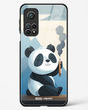 Pencil Panda Pal [BREATHE] Glass Case Phone Cover (Xiaomi)