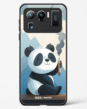 Pencil Panda Pal [BREATHE] Glass Case Phone Cover (Xiaomi)