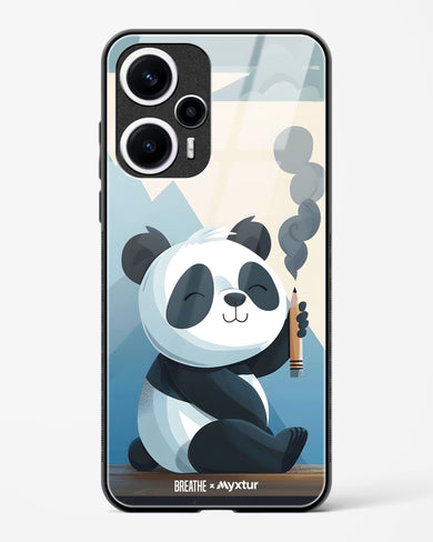 Pencil Panda Pal [BREATHE] Glass Case Phone Cover (Xiaomi)