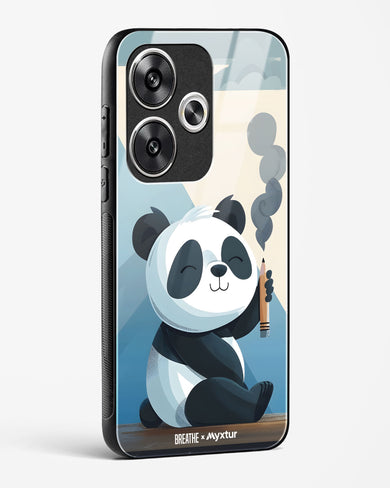 Pencil Panda Pal [BREATHE] Glass Case Phone Cover (Xiaomi)