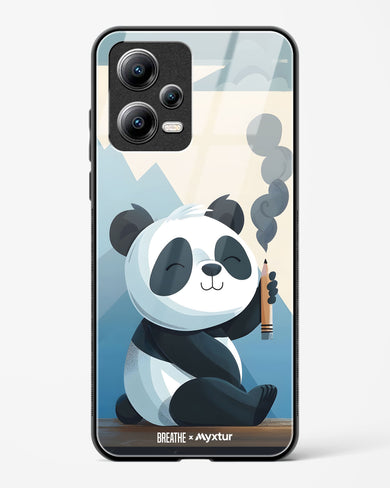 Pencil Panda Pal [BREATHE] Glass Case Phone Cover (Xiaomi)