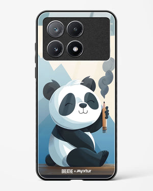 Pencil Panda Pal [BREATHE] Glass Case Phone Cover (Xiaomi)