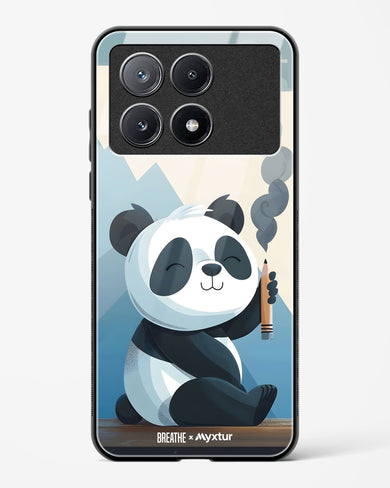 Pencil Panda Pal [BREATHE] Glass Case Phone Cover (Xiaomi)