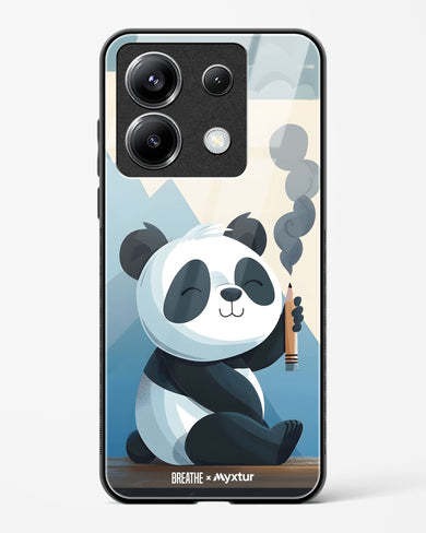 Pencil Panda Pal [BREATHE] Glass Case Phone Cover (Xiaomi)