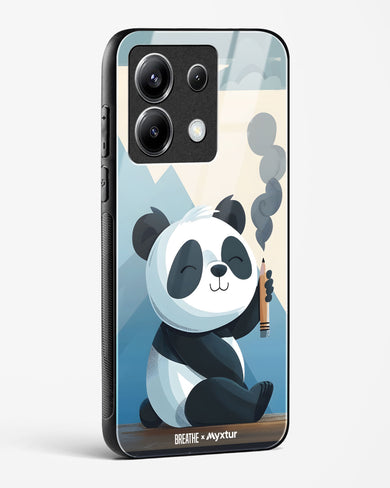 Pencil Panda Pal [BREATHE] Glass Case Phone Cover (Xiaomi)