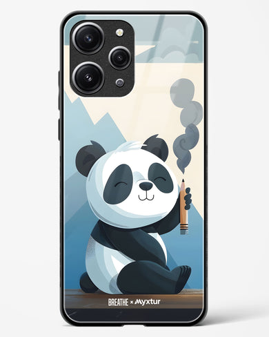 Pencil Panda Pal [BREATHE] Glass Case Phone Cover (Xiaomi)