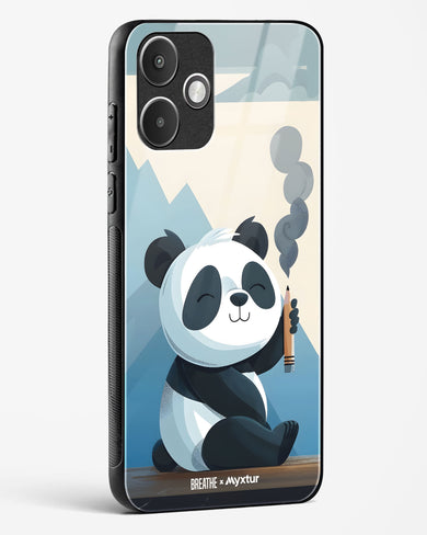 Pencil Panda Pal [BREATHE] Glass Case Phone Cover (Xiaomi)