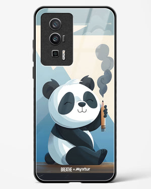 Pencil Panda Pal [BREATHE] Glass Case Phone Cover (Xiaomi)