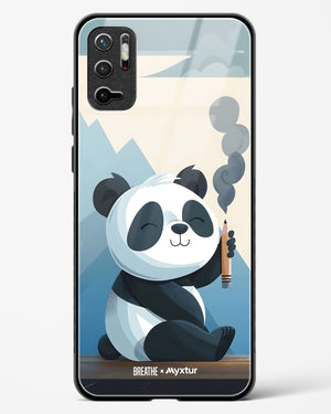 Pencil Panda Pal [BREATHE] Glass Case Phone Cover (Xiaomi)