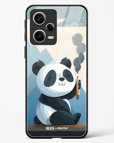 Pencil Panda Pal [BREATHE] Glass Case Phone Cover (Xiaomi)