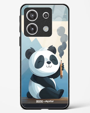 Pencil Panda Pal [BREATHE] Glass Case Phone Cover (Xiaomi)