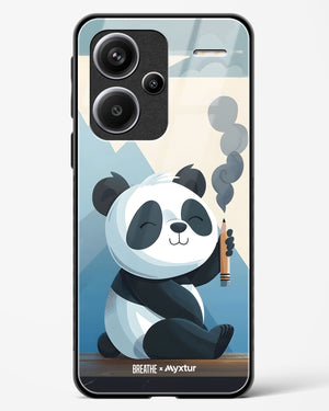 Pencil Panda Pal [BREATHE] Glass Case Phone Cover (Xiaomi)