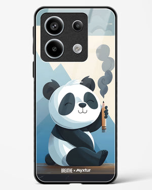 Pencil Panda Pal [BREATHE] Glass Case Phone Cover (Xiaomi)