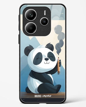 Pencil Panda Pal [BREATHE] Glass Case Phone Cover (Xiaomi)
