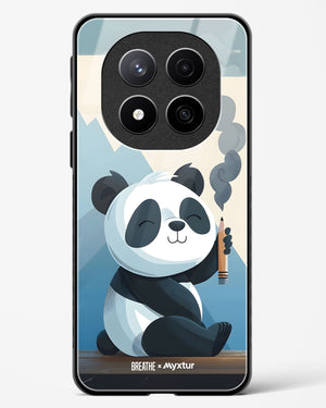 Pencil Panda Pal [BREATHE] Glass Case Phone Cover (Xiaomi)