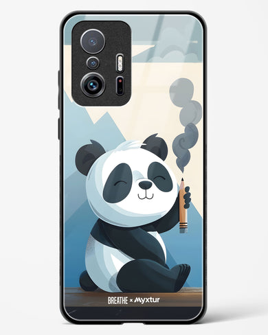 Pencil Panda Pal [BREATHE] Glass Case Phone Cover (Xiaomi)