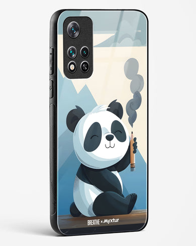 Pencil Panda Pal [BREATHE] Glass Case Phone Cover (Xiaomi)