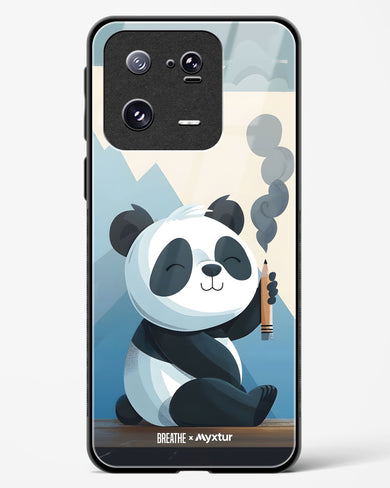 Pencil Panda Pal [BREATHE] Glass Case Phone Cover (Xiaomi)