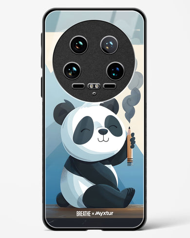 Pencil Panda Pal [BREATHE] Glass Case Phone Cover (Xiaomi)