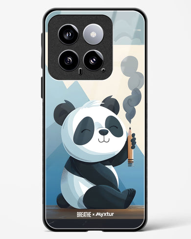 Pencil Panda Pal [BREATHE] Glass Case Phone Cover (Xiaomi)