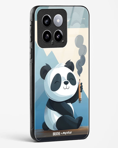 Pencil Panda Pal [BREATHE] Glass Case Phone Cover (Xiaomi)