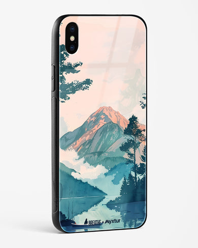 Placid Lake [BREATHE] Glass Case Phone Cover (Apple)