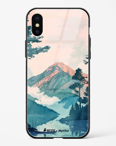 Placid Lake [BREATHE] Glass Case Phone Cover (Apple)