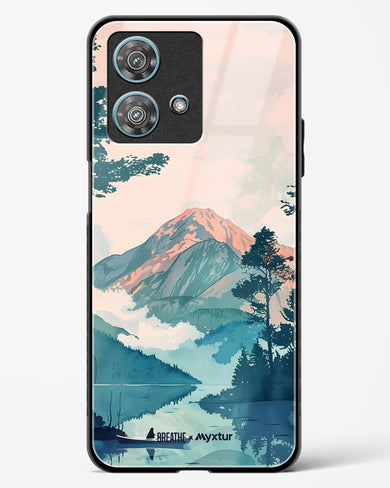 Placid Lake [BREATHE] Glass Case Phone Cover (Motorola)