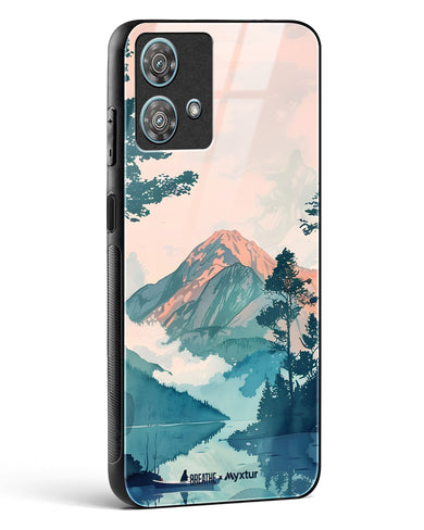 Placid Lake [BREATHE] Glass Case Phone Cover (Motorola)