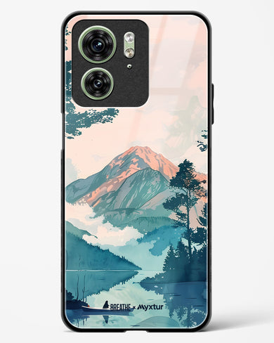 Placid Lake [BREATHE] Glass Case Phone Cover (Motorola)