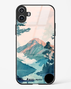 Placid Lake [BREATHE] Glass Case Phone Cover (Nothing)