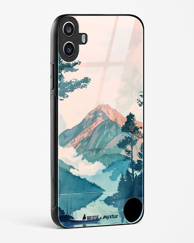 Placid Lake [BREATHE] Glass Case Phone Cover (Nothing)