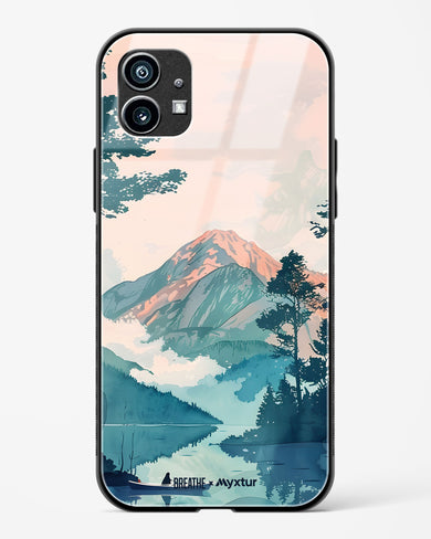 Placid Lake [BREATHE] Glass Case Phone Cover (Nothing)