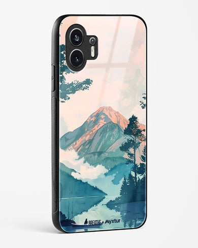 Placid Lake [BREATHE] Glass Case Phone Cover (Nothing)