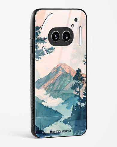 Placid Lake [BREATHE] Glass Case Phone Cover (Nothing)