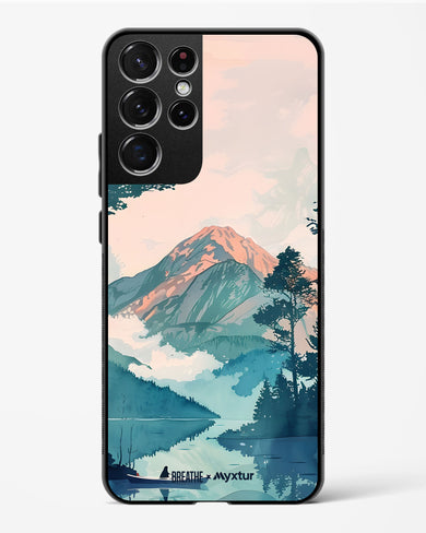 Placid Lake [BREATHE] Glass Case Phone Cover (Samsung)