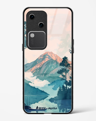 Placid Lake [BREATHE] Glass Case Phone Cover (Vivo)