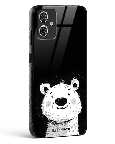 Polar Bear [BREATHE] Glass Case Phone Cover (Motorola)