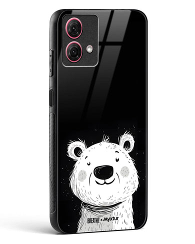 Polar Bear [BREATHE] Glass Case Phone Cover (Motorola)