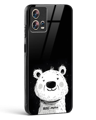 Polar Bear [BREATHE] Glass Case Phone Cover (Motorola)