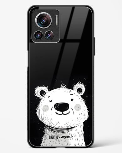 Polar Bear [BREATHE] Glass Case Phone Cover (Motorola)