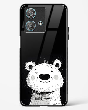 Polar Bear [BREATHE] Glass Case Phone Cover (Motorola)