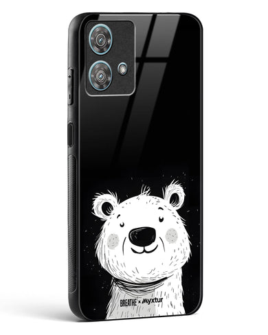Polar Bear [BREATHE] Glass Case Phone Cover (Motorola)