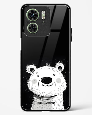 Polar Bear [BREATHE] Glass Case Phone Cover (Motorola)