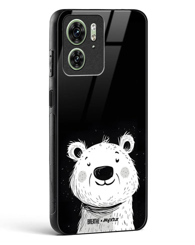 Polar Bear [BREATHE] Glass Case Phone Cover (Motorola)